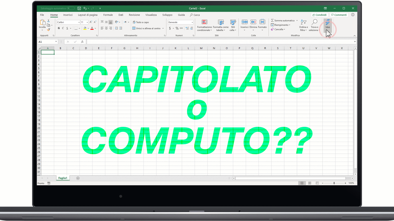 capitolato e computo metrico estimativo